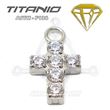 Hoop Charm - Cross