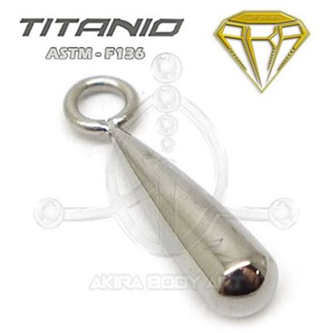 Teardrop Hoop Charm