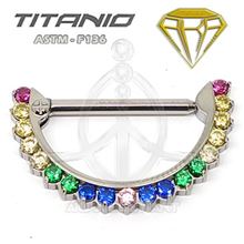 Pezonera Titanio Joyas Multicolor