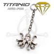 Hoop Charm - Dangling Octopus