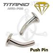 Curved Labret - PUSH PIN
