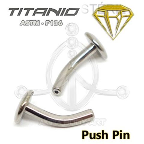 Barra labret curvo - PUSH PIN