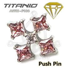 Repuesto Cuadrado joya - PUSH PIN