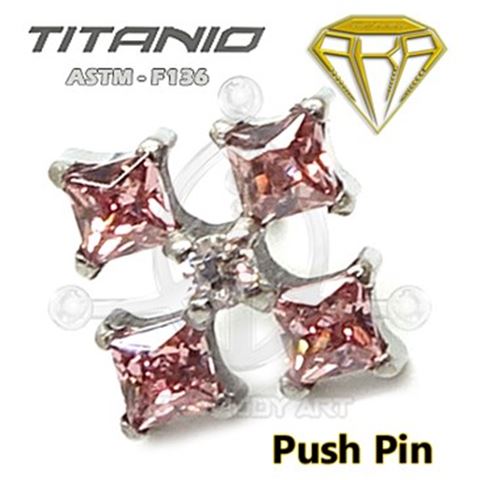 Repuesto Cuadrado joya - PUSH PIN