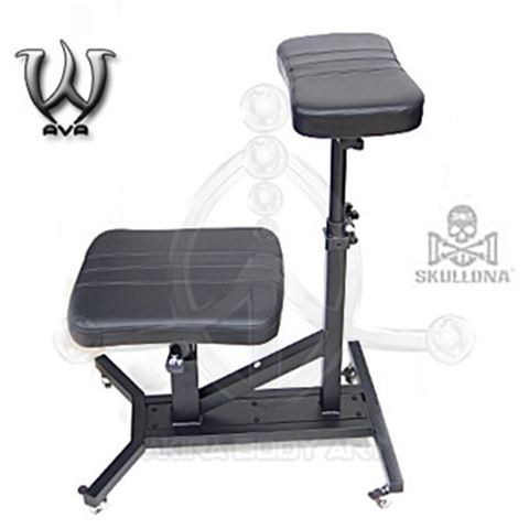 Taburete hidráulico con apoyabrazos