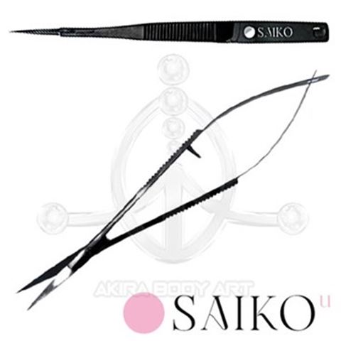 Tijeras Brasileña Diseño Negra Saikou