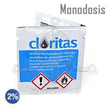 Single-dose chlorhexidine wipe