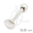 Labret with small base