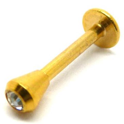 Labret con cono con joya