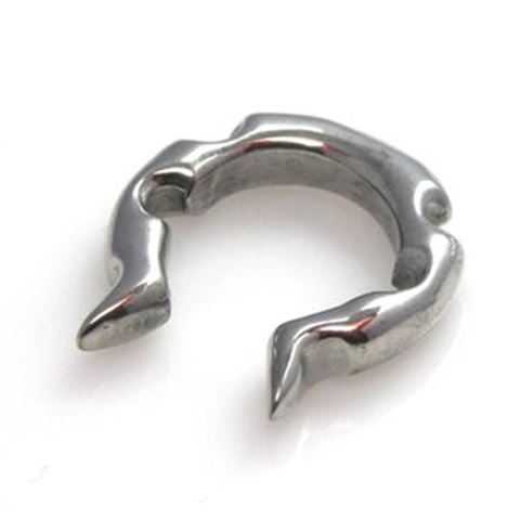 Ear Hook with Omega-shape, notches