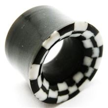 Horn Flesh Plug with SKA figure