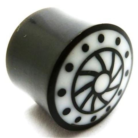 Horn Flesh Plug with Sea-shell