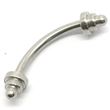Micro-curved barbell with carved cones