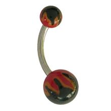 Belly Bar - polyester balls with fames