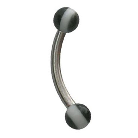 Micro-curved Barbell with Polyester Balls