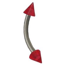 Micro-curved Barbell with Polyester cones