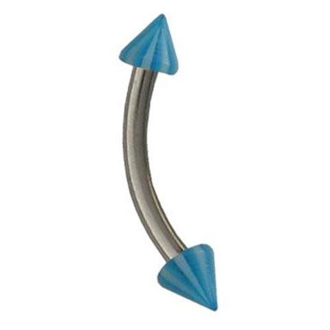Micro-curved Barbell with Polyester cones