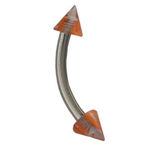 Micro-curved Barbell with Polyester cones