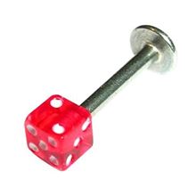 Labret with Polyester Dice
