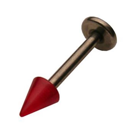 Polyester Labret with cone