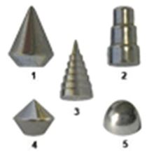 Balls and cones with different shapes