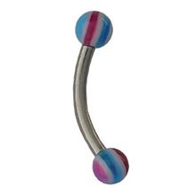Micro-curved Barbell with Polyester Balls