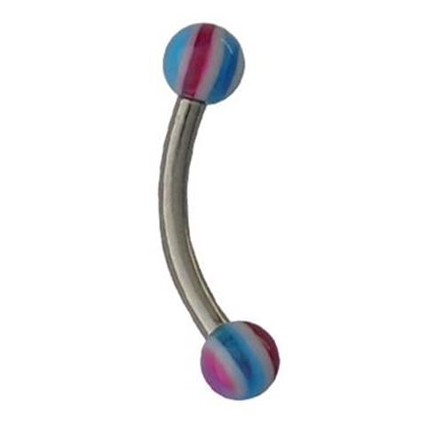 Micro-curved Barbell with Polyester Balls