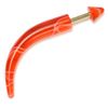Polyester Fake ear Claw (white tribal pattern)