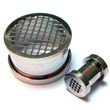 Honeycomb steel threaded flesh tunnel