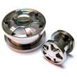 Surgical steel ear tunnel rim