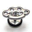 Brass knuckles fake plug