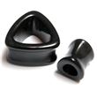 Oval-Triangle Acrylic Flesh Tunnel