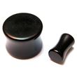 Black Acrylic Plug Flat