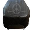 Elasticated Bed Cover BLACK 95 x 220 cm