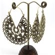 Brass EarRing ATAHUALPA