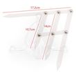 Acrylic Eyebrow GOLDEN Ruler