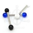 Surgical Steel Barbell with balls in polyester