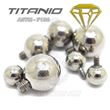 Titanium Ball. Internal thread