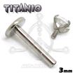 Labret  titanio ROSCA INTERNA - JOYA