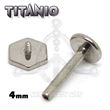 Titanium replacement INTERNAL THREAD - Hexagon