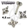 Labret titanio ROSCA INTERNA – Joya Bolas