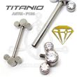 Titanium Jewelry Nipple Barbell