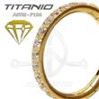 Segmented jewelry hoop – GOLD