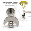 Labret Luna Joya (Titanio Rosca interna)