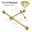 Titanium Barbell Internal Thread - ANODIZED GOLD