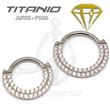 Double segmented hoop jewelry