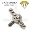 Replacement Pyramids-Balls (Titanium I. Thread)