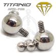 Spare 4 balls (Titanium internal thread)