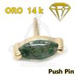 Replacement PUSH IN Agate Petal - 14K