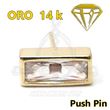 Replacement PUSH IN Jewel Ingot - 14K
